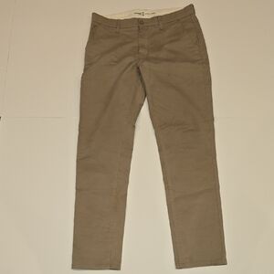 Men's Slim Chinos in Khaki 34x34